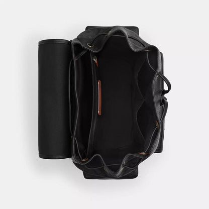 Sprint Backpack In Signature Canvas With Patches