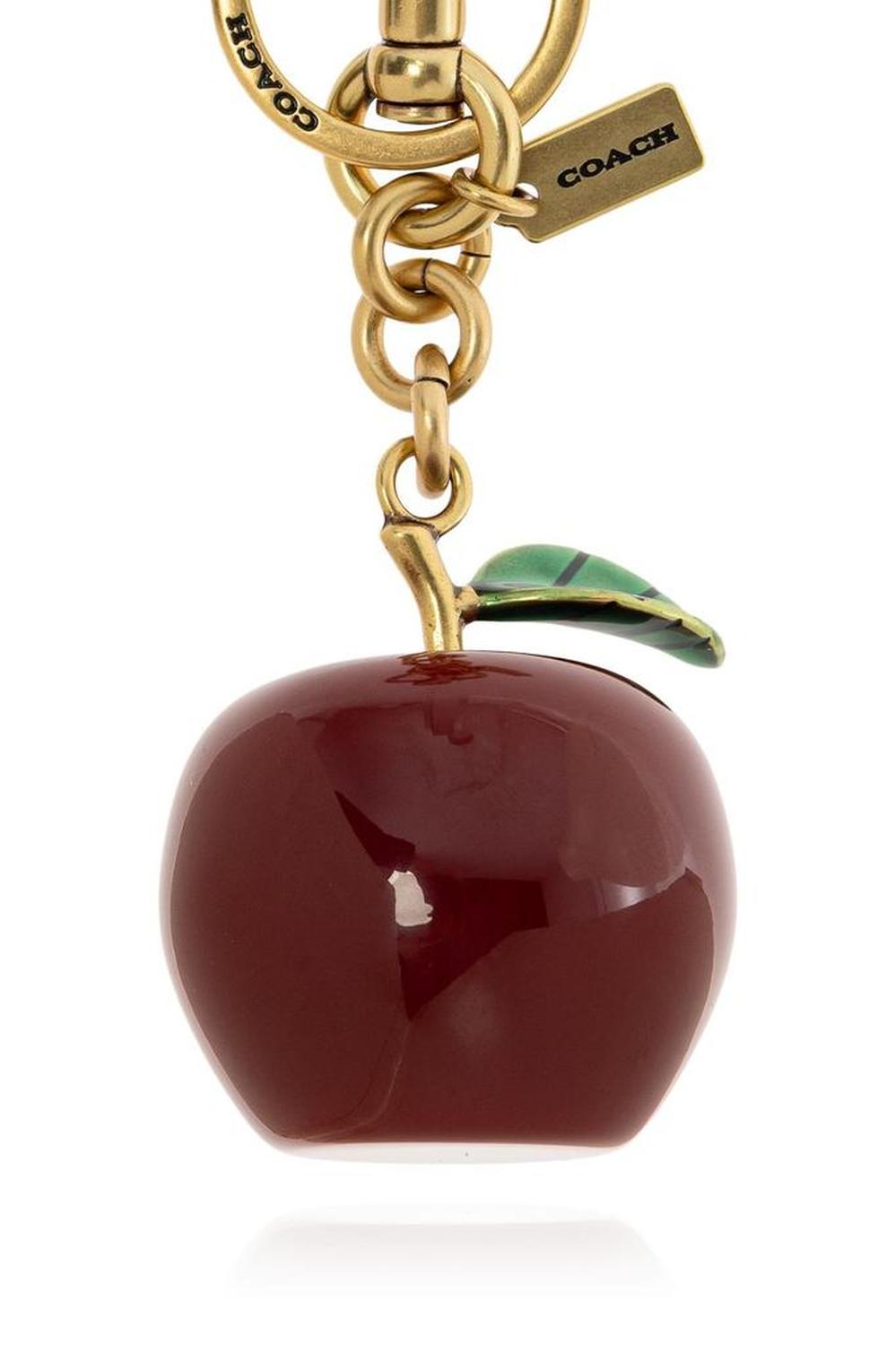 Coach Small Apple Bag Charm