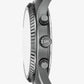 Oversized Lexington Gunmetal Watch and Bracelet Gift Set