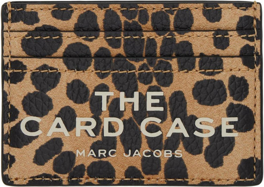 Beige & Black 'The Leather Card Case' Card Holder