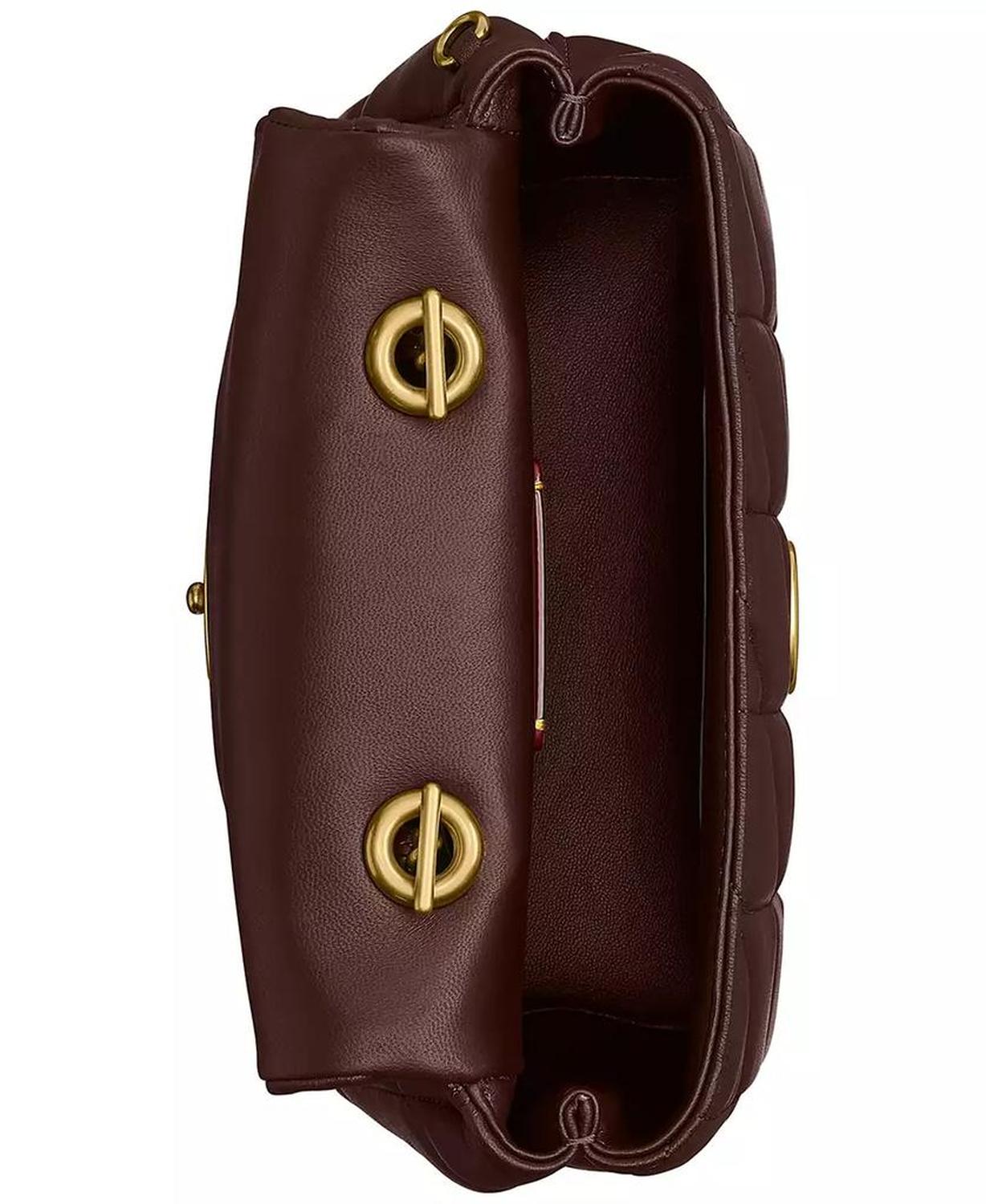 Quilted Tabby Mini Leather Top Handle Bag