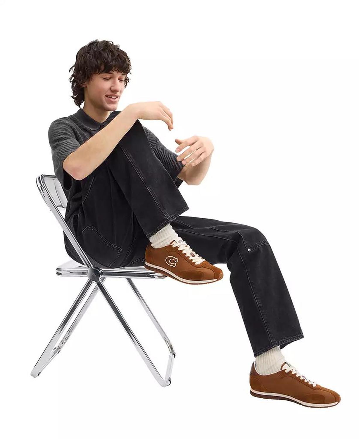 Men's Flat Lace Up Sneakers