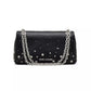 The Star Studded Dual Chain Leather Wallet