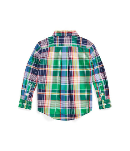 Plaid Cotton Poplin Shirt (Toddler/Little Kids)