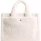 Shearling Cargo Medium Tote Bag