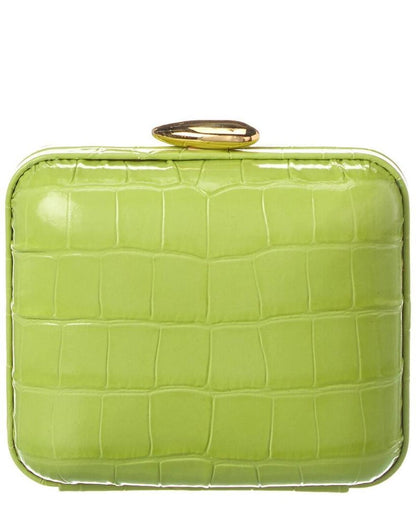 Michael Kors Collection Mini Box Croc-Embossed Leather Minaudiere