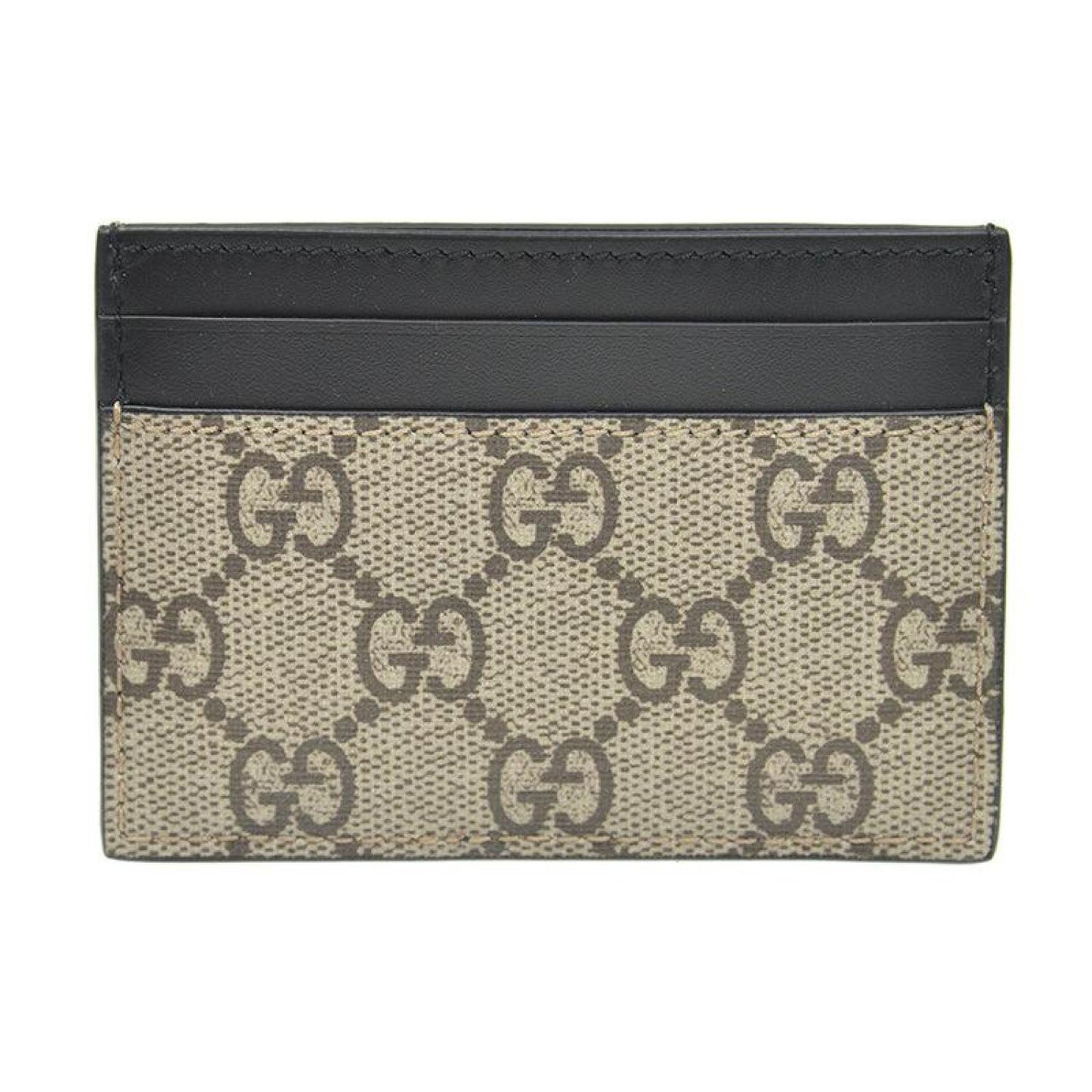 Gucci  Gg Supreme Canvas Tiger Card Holder
