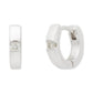 Meant To Be Diamond Accent Huggie Earrings
