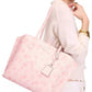 Suite Spring Pansies Large Tote Bag