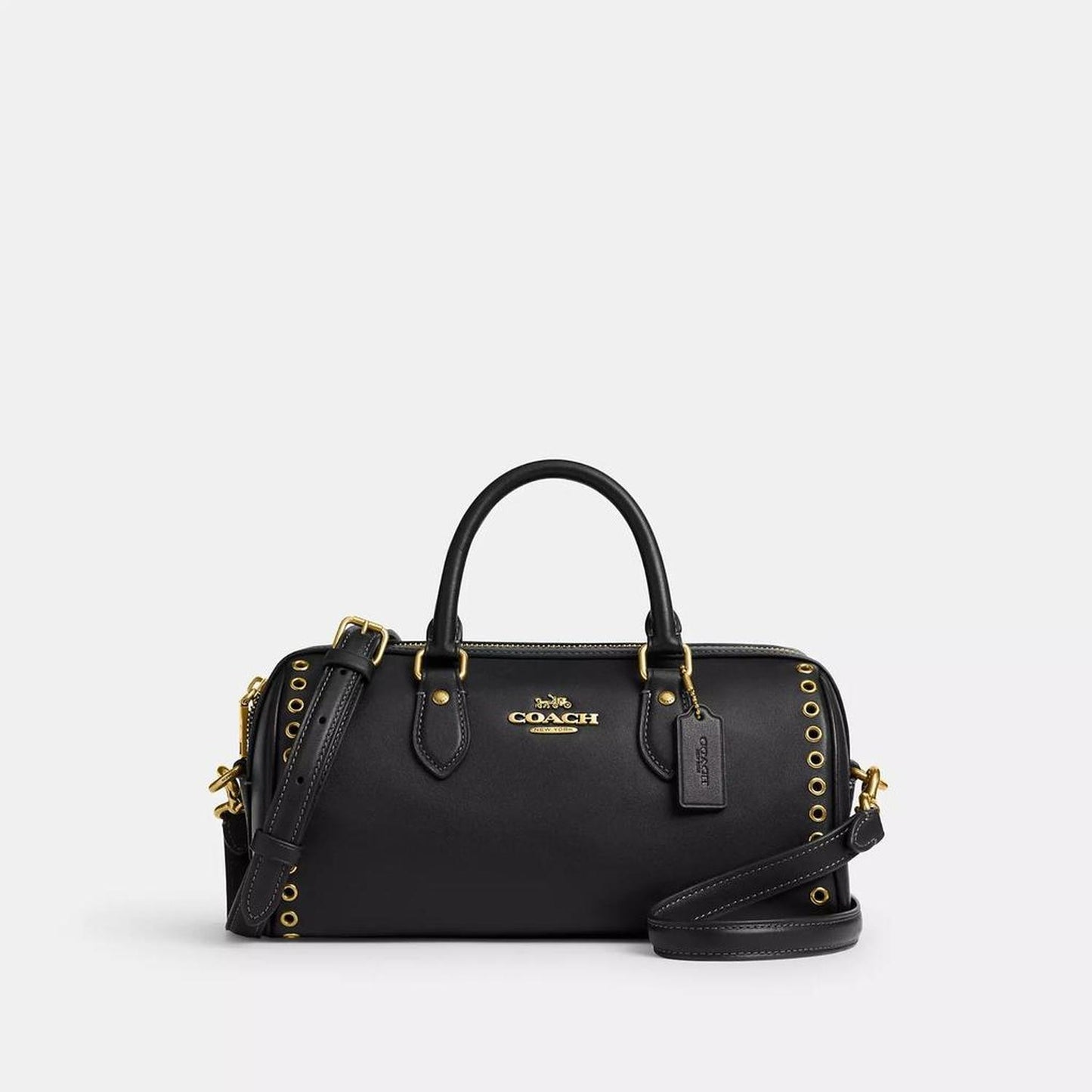 Rowan Long Satchel Bag With Grommets