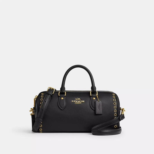 Rowan Long Satchel Bag With Grommets