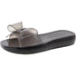 Womens Embellished Slide Sandals