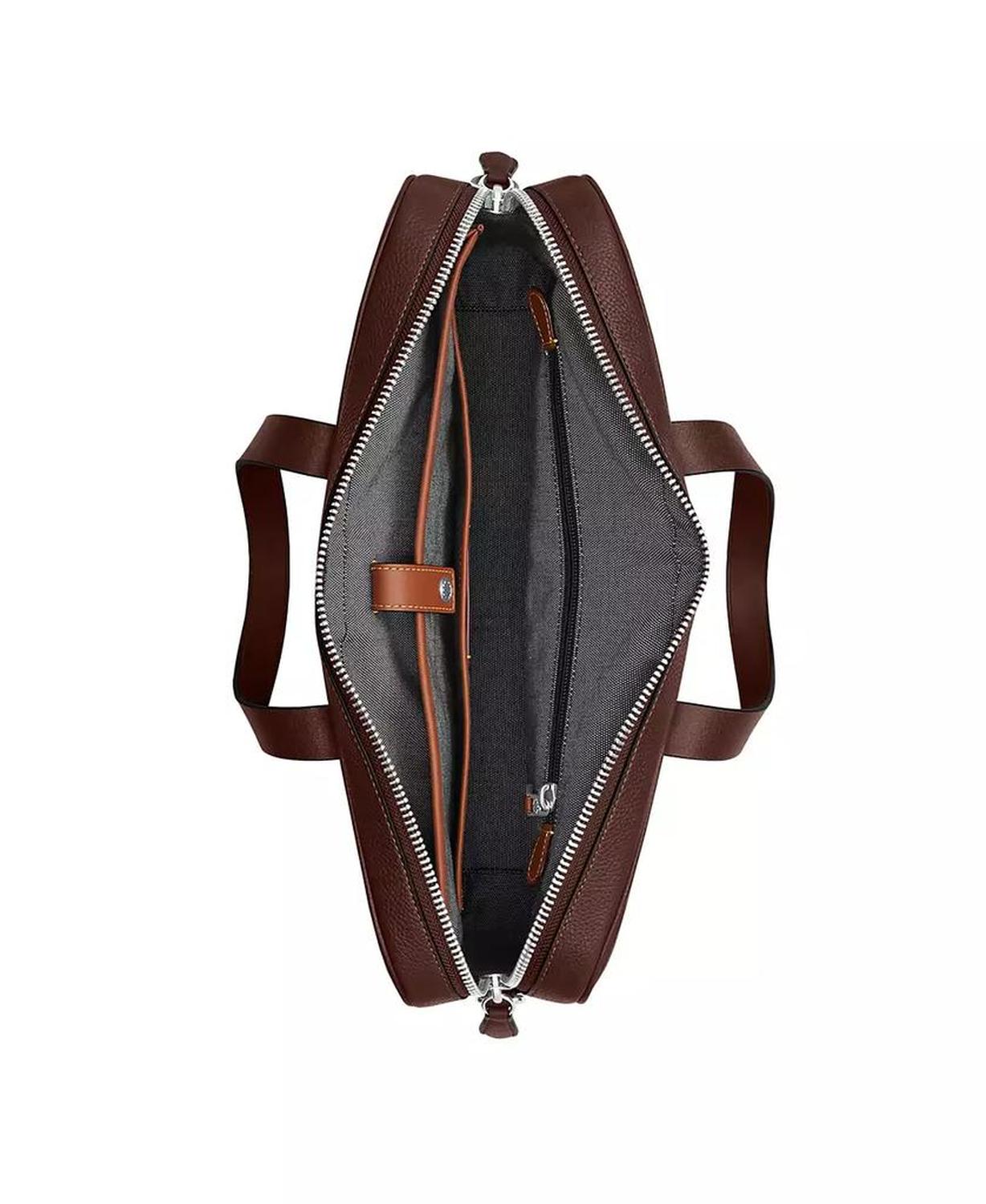 Men's Carlyle Polished Pebble Brief Bag
