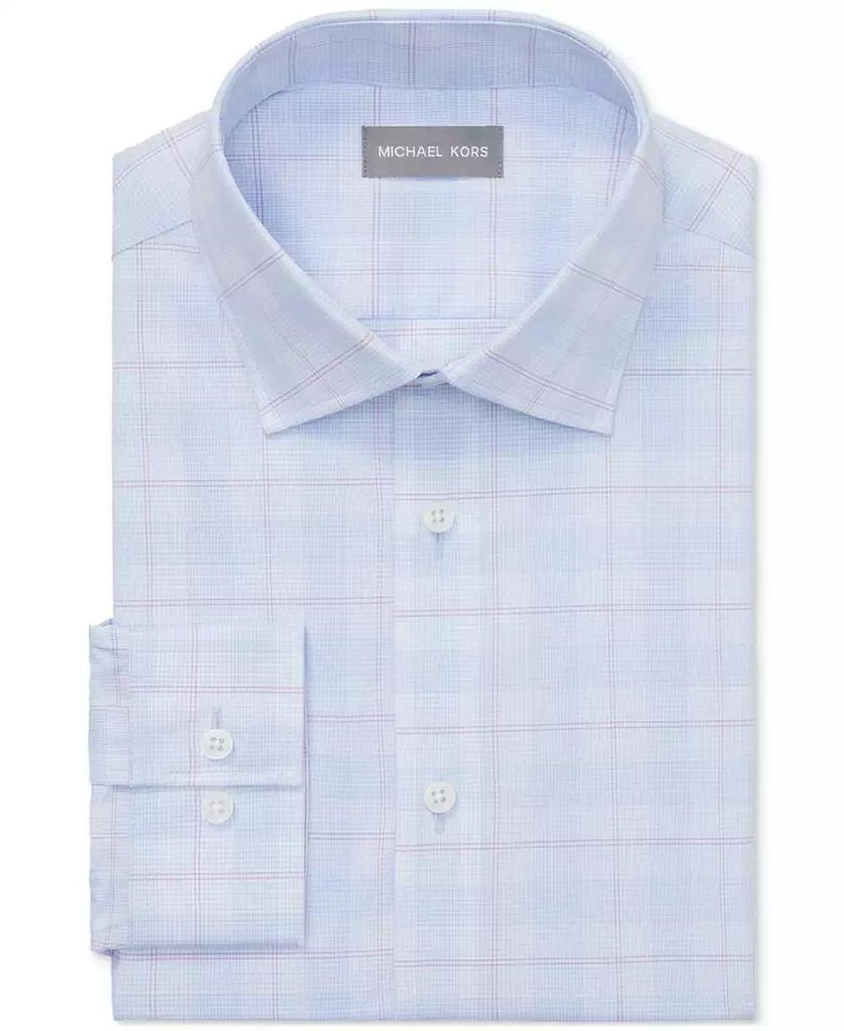 Men's Regular Fit Comfort Stretch Dress Shirt