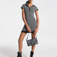 MK2000 Logo Jacquard Hoodie Dress