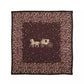 Women's Horse and Carriage Tea Rose Printed Silk Scarf