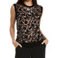 Michael Kors Collection Floral Cashmere Shell