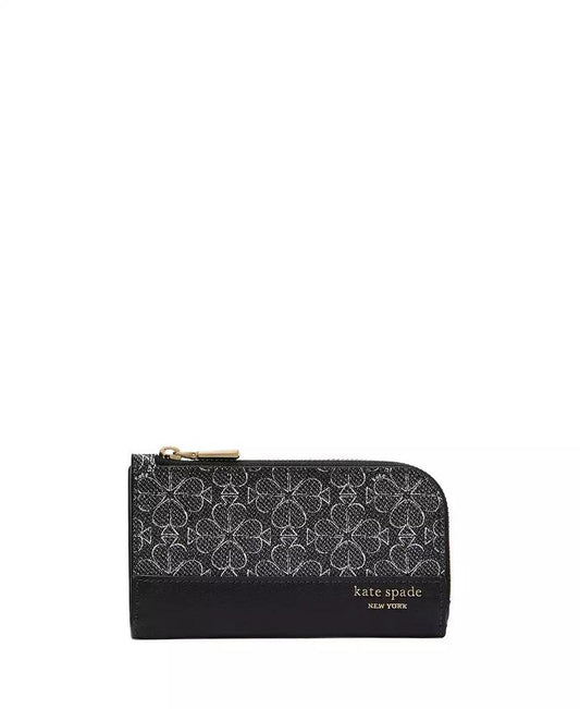 Women's Spade Flower Slim Bifold Wallet