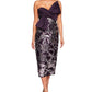 Marchesa Notte Solid Dress