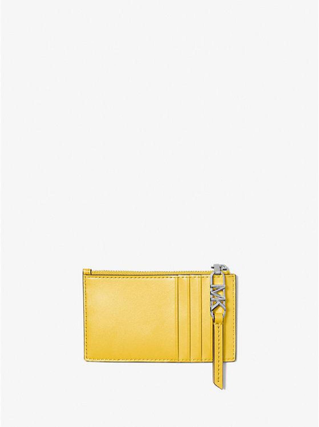 Empire Small Woven Leather Card Case
