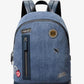 Cooper Slim Embellished Denim Commuter Backpack