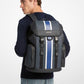 Cooper Medium Striped Signature Logo City Backpack