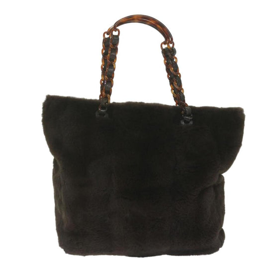 Chanel Vintage Tote Bag  Fur Tote Bag (Pre-Owned)