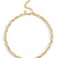 Gold Plated Interlocking Collar Necklace