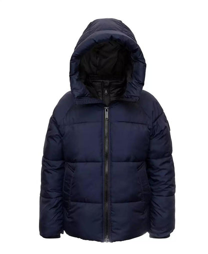Toddler & Little Boys Puffer Jacket with Bib