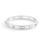 Faux Stone Signature C Open Bangle Bracelet