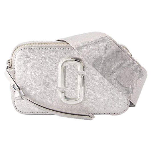 The Snapshot Crossbody -  - Leather - Silver