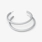 Precious-Metal Plated Brass Large Hoop Earrings