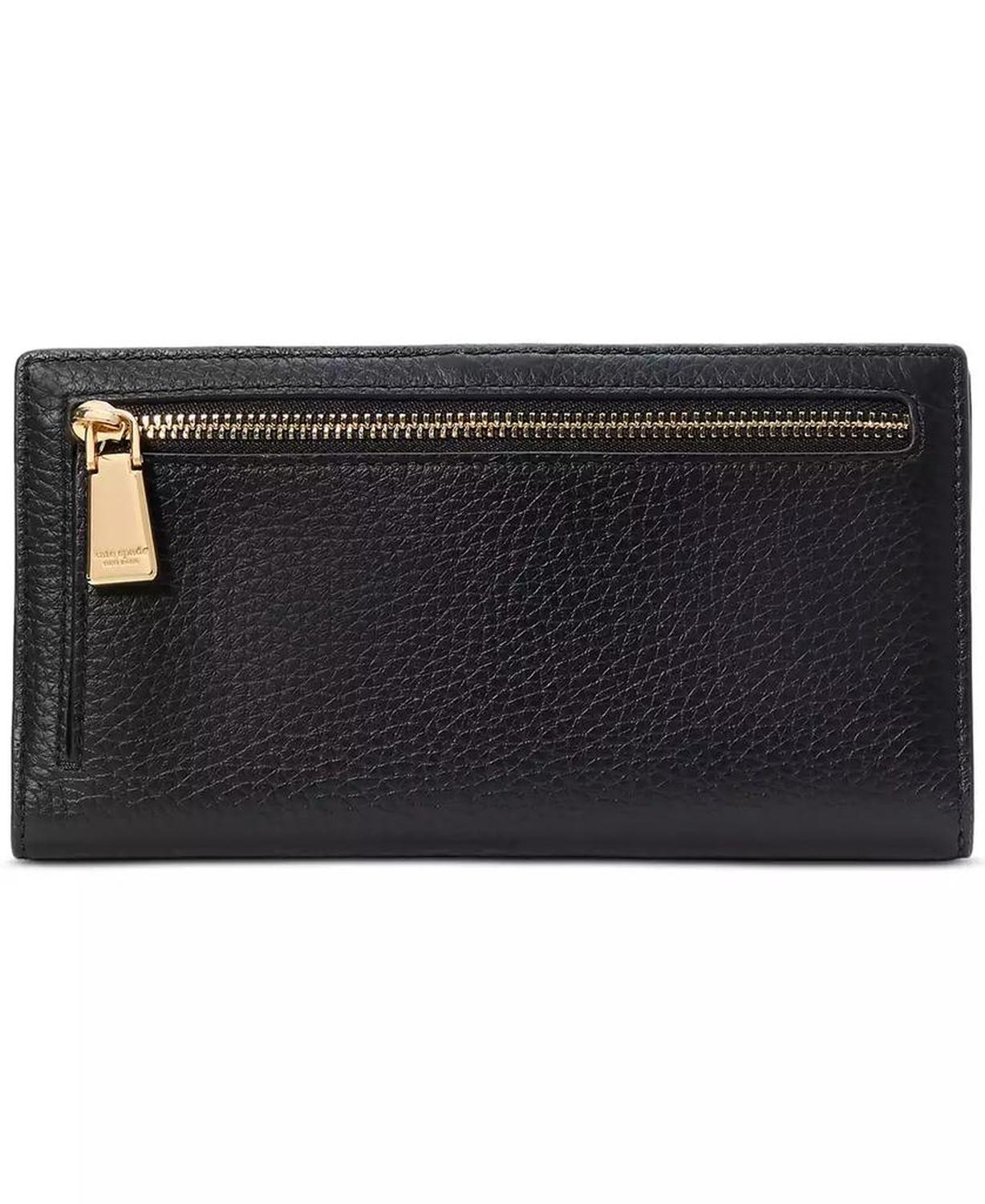 Taylor Pebbled Leather Slim Bifold Wallet