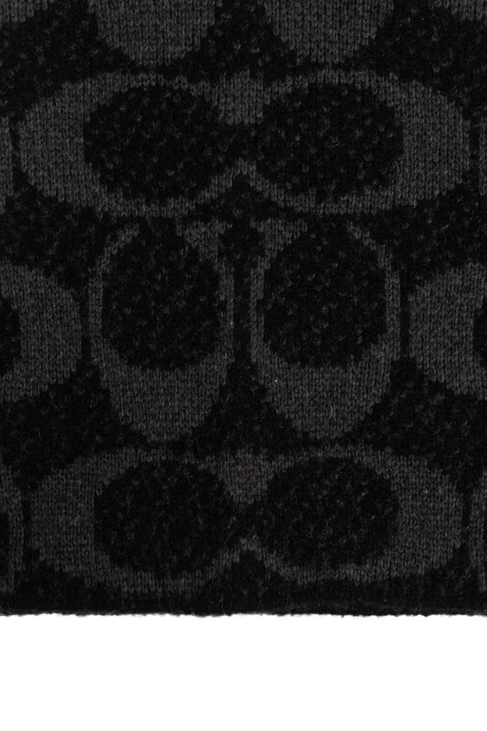 Coach Logo Monogram Knitted Beanie