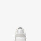 Andi Embellished Quilted Leather and Metallic Trainer