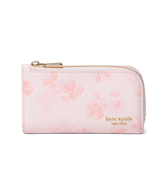 Devin Spring Pansies Small Slim Bifold Wallet