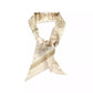 Stacked Tabby Bags Print Silk Skinny Scarf