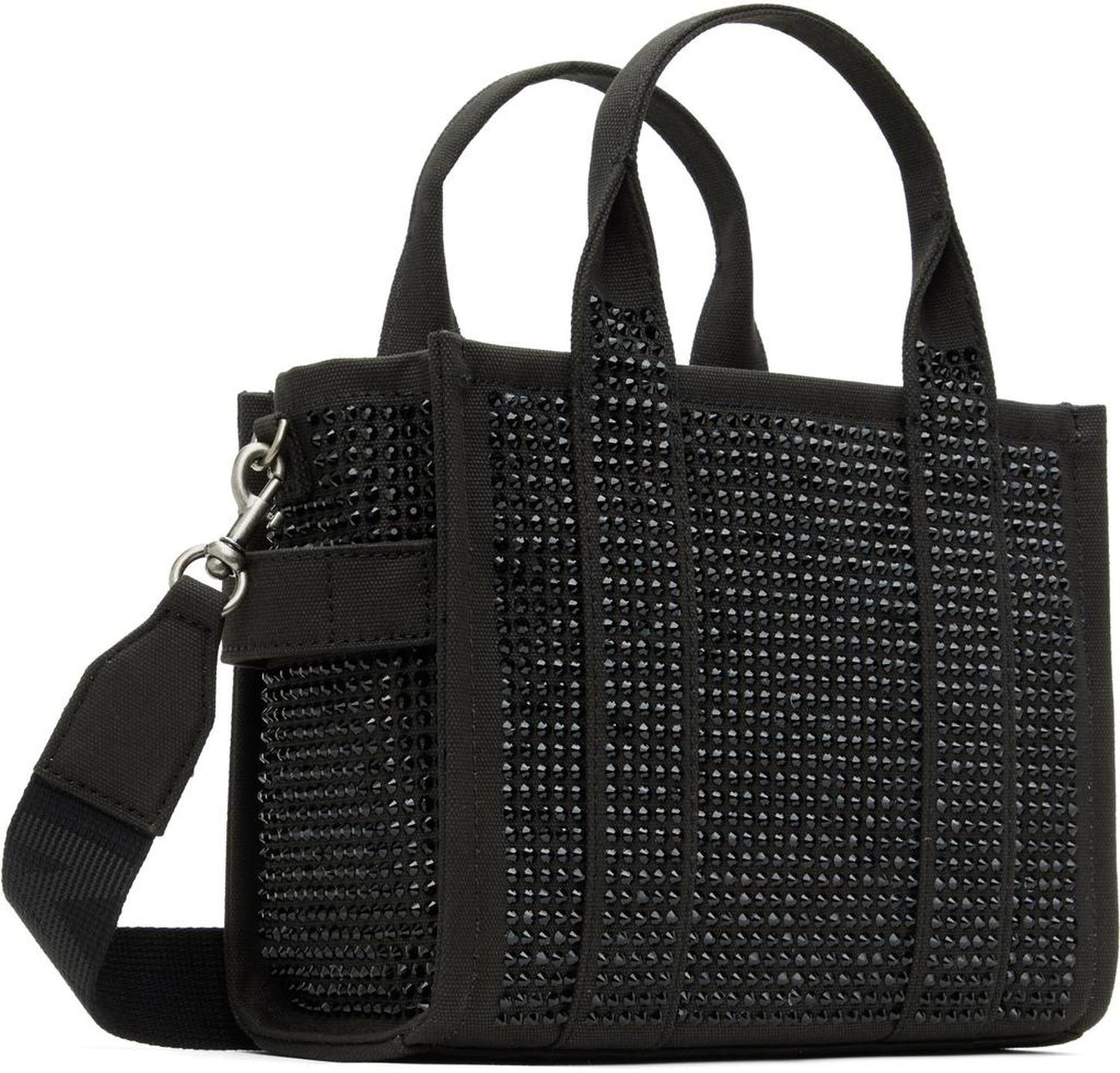 Black 'The Crystal Canvas Small' Tote