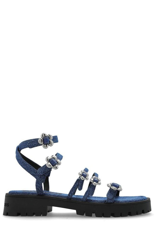 Marc Jacobs The Denim Daisy Gladiator Sandals