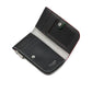 Devin Glitter Edge Shiny Saffiano Small Slim Bifold Wallet