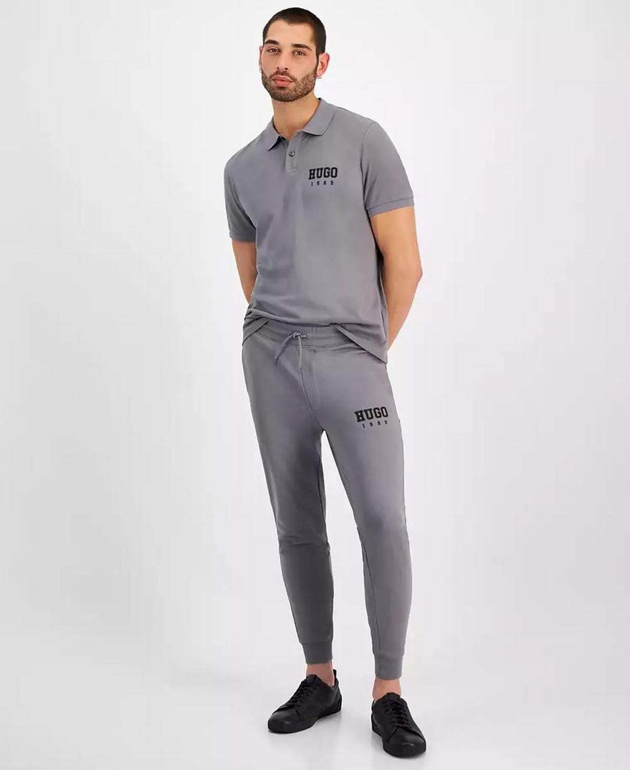 HUGO by Men's Diemor Regular-Fit French Terry Sweatpants