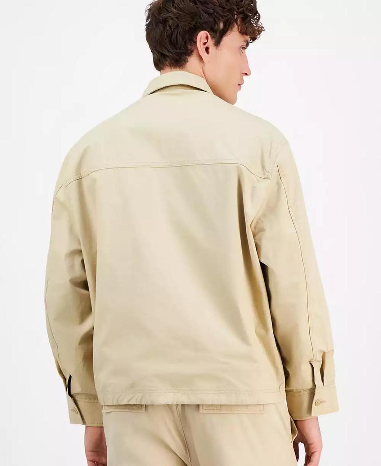 Men's Bino Long Sleeve Four-Pocket Zip-Front Jacket