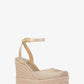 Larissa Metallic Canvas Espadrille Wedge