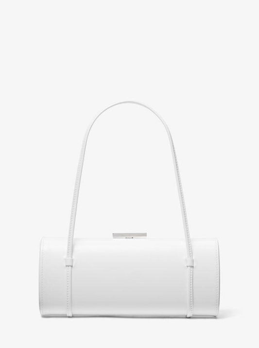 Natalie Leather Barrel Bag