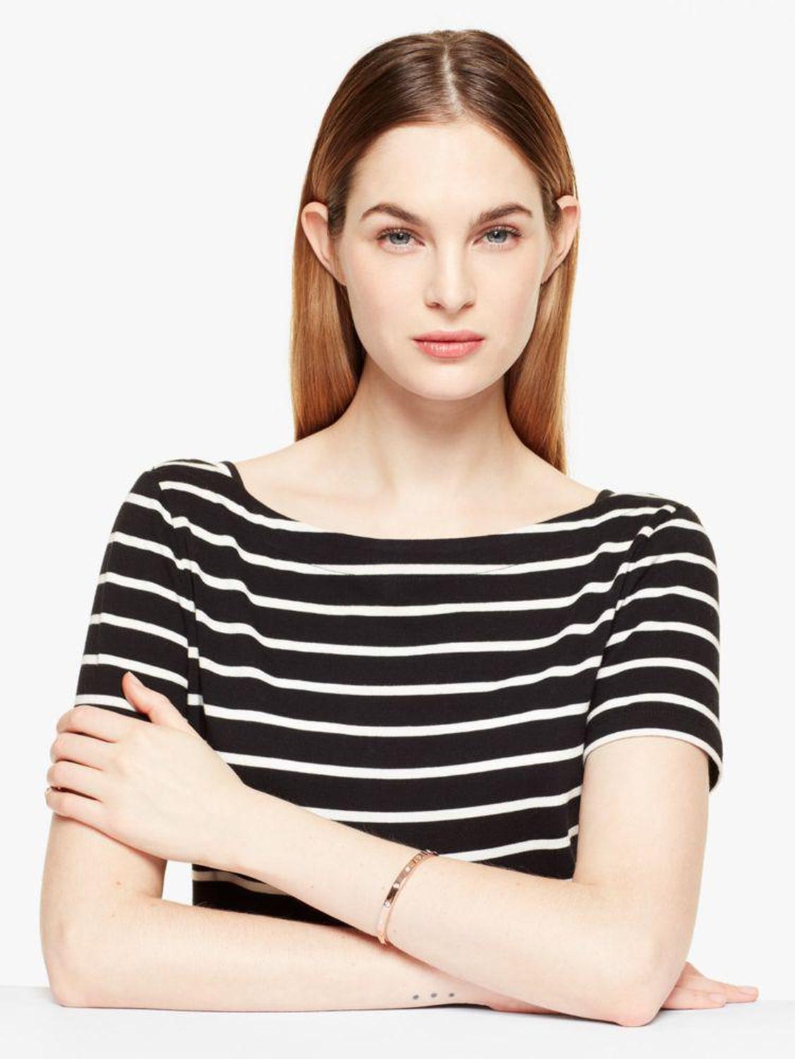 Set in Stone Hinged Gold Bangle