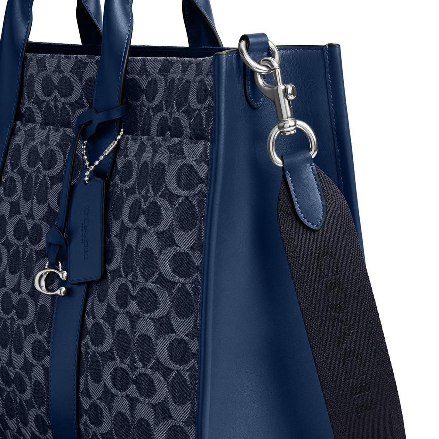 Wesley Tote In Signature Denim