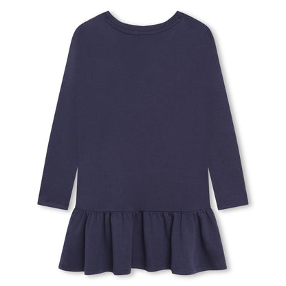 Navy Shoulder Bag Dress