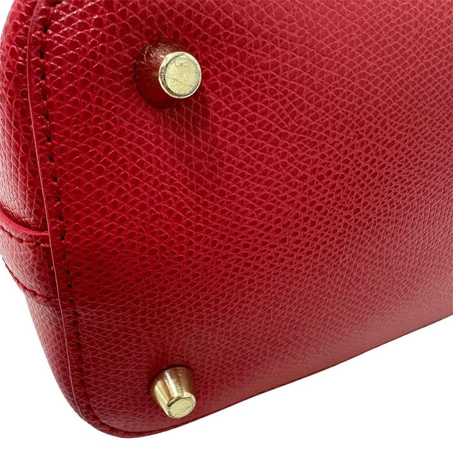 Leather Handbag Shoulder Bag (Pre-Owned)