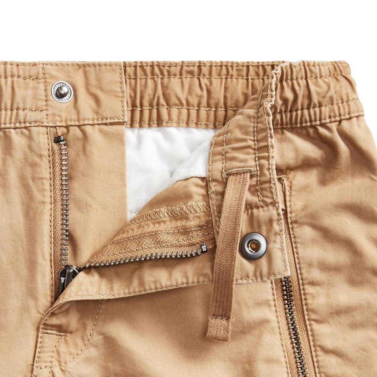 Cotton Poplin Jogger Pants (Little Kids)