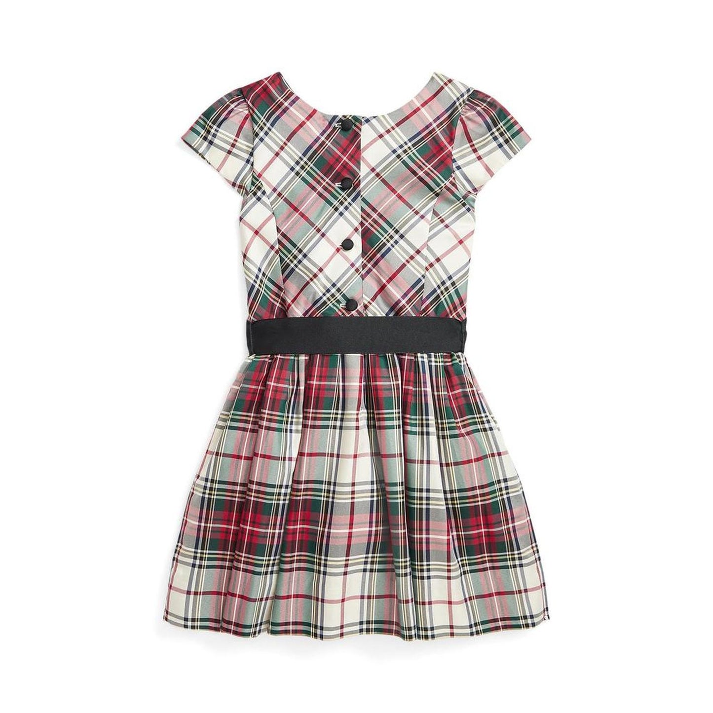 Plaid Twill Dress (Toddler/Little Kid)